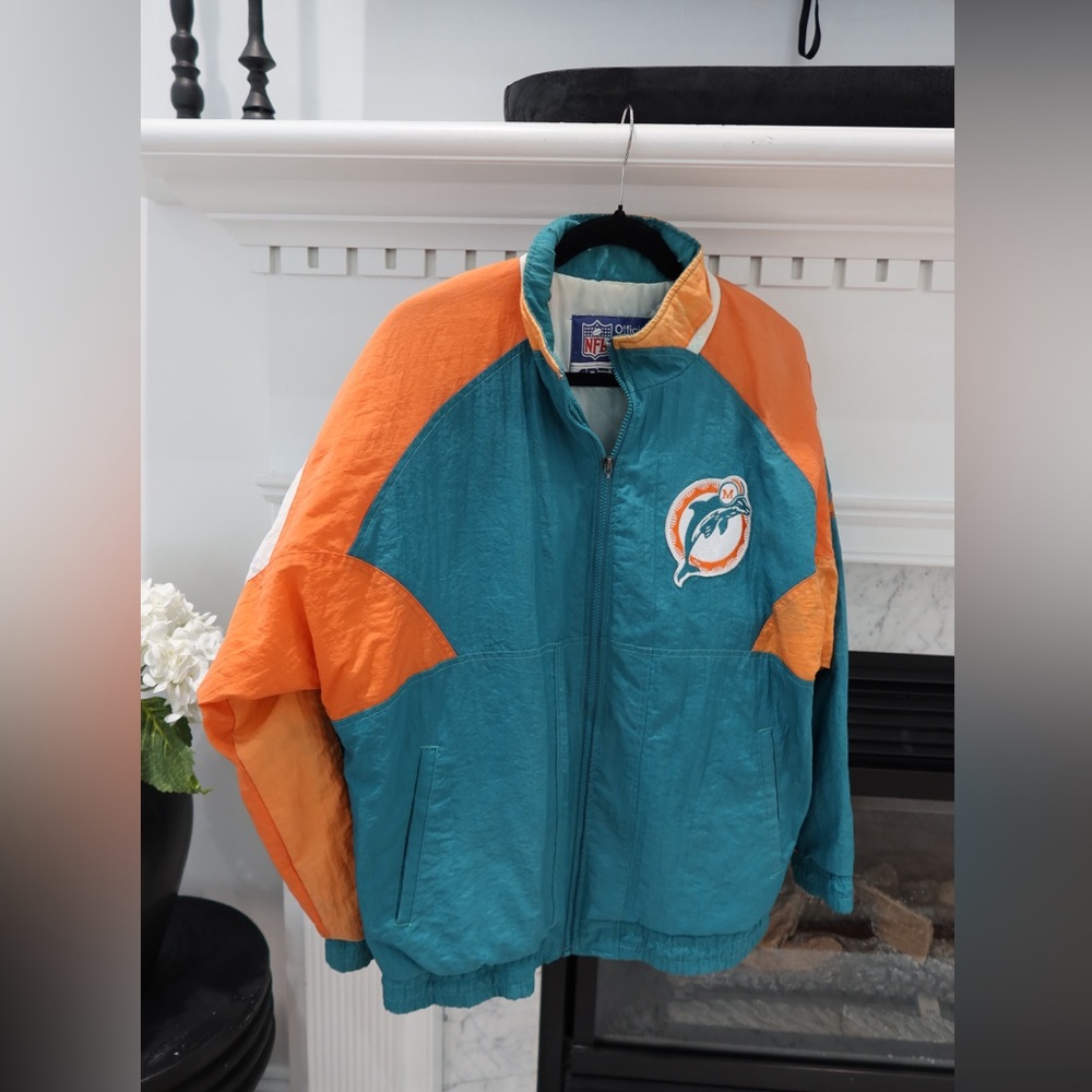 Miami Dolphins Vintage Rain Jacket
